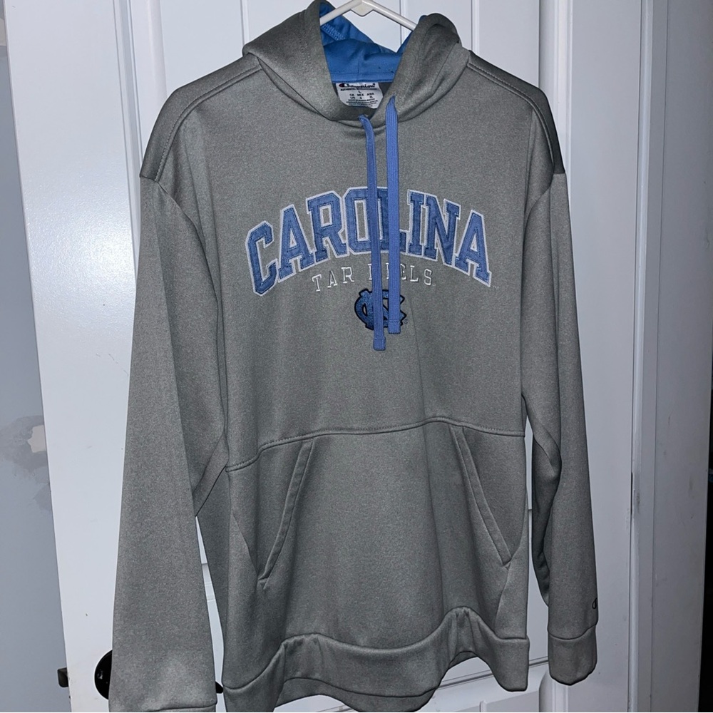 Gray Carolina Tar Heels Men's Hoodie size large